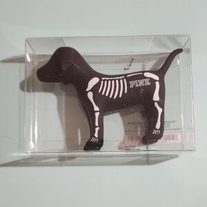 Victoria's Secret Pink Halloween skeleton collectible figurine new